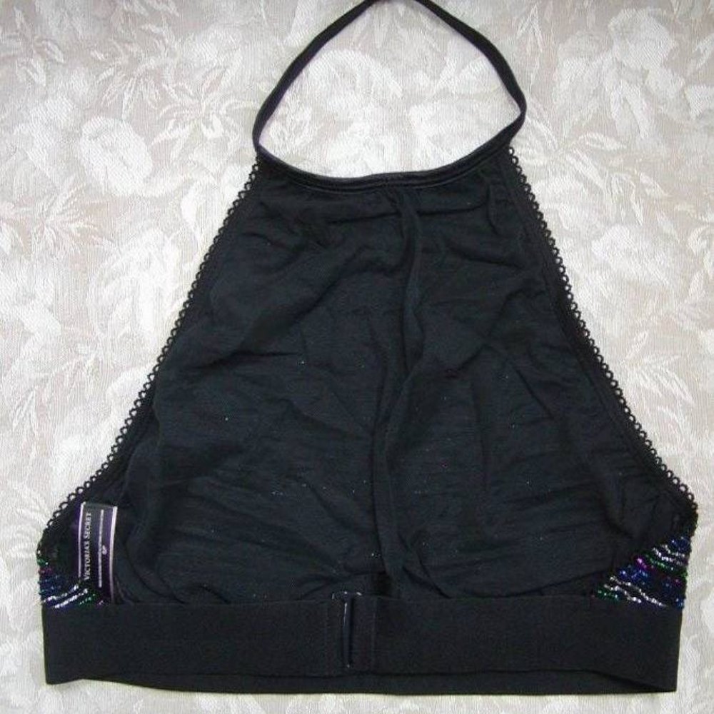 Victoria's Secret High Neck Halter Bralette Small/P NEW - Picture 2 of 3